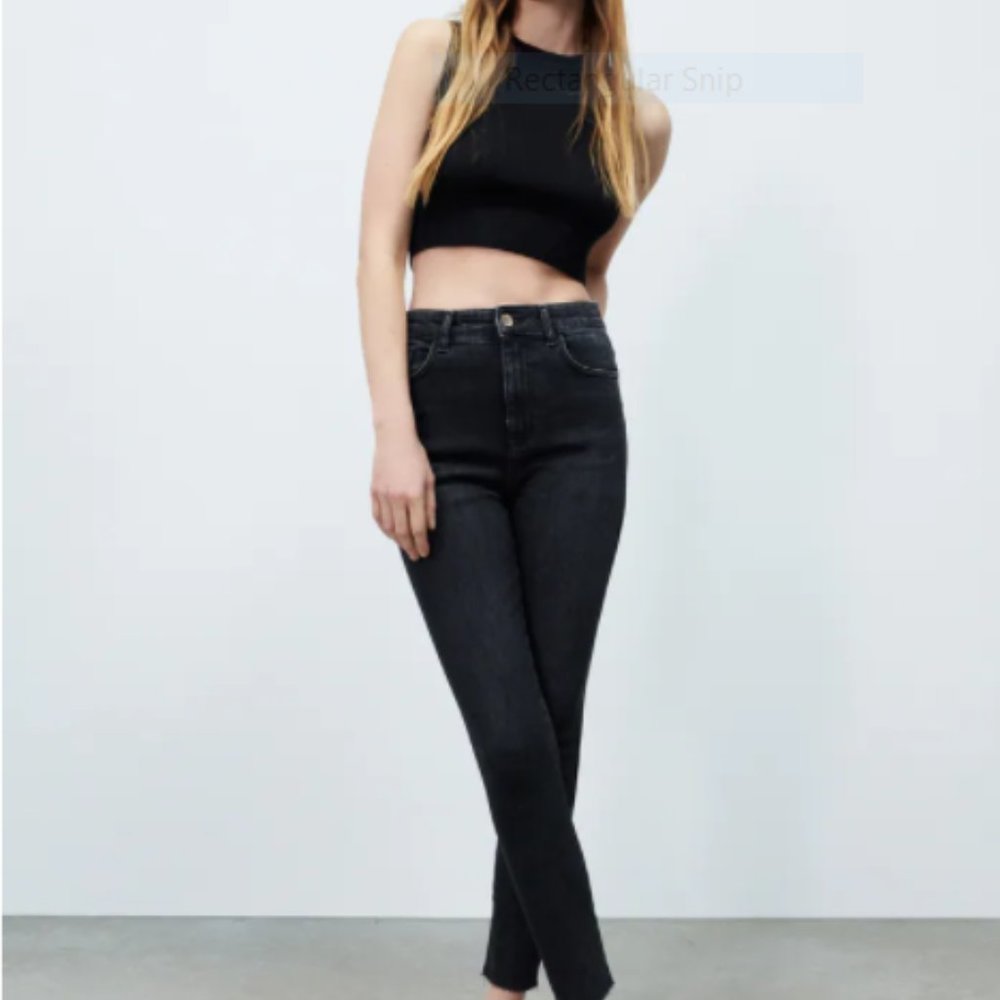 Zara skinny jeans / high rise
